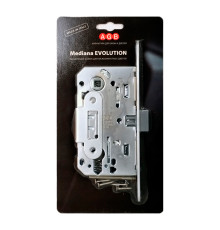 Корпус замка AGB (АГБ) под цил. MEDIANA EVOLUTION B01103.50.34.567 с отв. планкой B01000.13 (мат хром) 