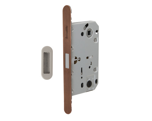 Магнитная Armadillo (Армадилло) защелка WC с ответной планкой GRAVITY.PRO G01.196.50.96 AC медь