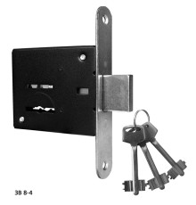 Замок Omega (Омега) врезной сувальдный ЗВ8-4, 5 кл. 