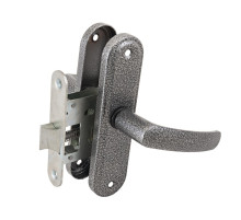 Защелка Absolyute (Абсолют) врезная ЗЩ1-45А (серебро антик) 