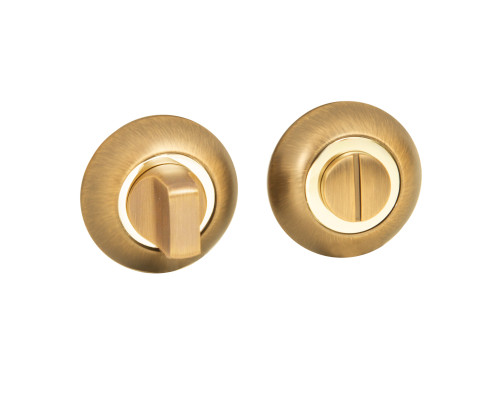 Ручка Fuaro (Фуаро) поворотная BK6.R.RM54 (BK6 RM) AB/GP-7 бронза/золото