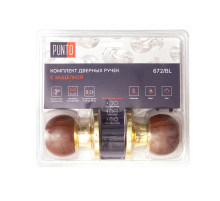 Ручка Punto (Пунто) защелка DK672/BL WD-PS (без фик.) дерево 