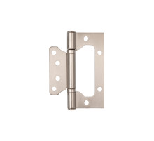 Петля Ajax (Аякс) универсальная без врезки IN4000W SN (100/P-2B 100x2,3) мат.никель 