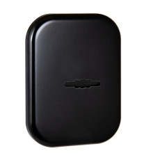 Накладка Fuaro (Фуаро) на сувальдный замок ESC.S.XL/K.486 BL (SC 486-S SQ XL) со шторкой черный (1шт.) 