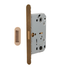 Магнитная Armadillo (Армадилло) защелка WC с ответной планкой GRAVITY.PRO G01.196.50.96 AB бронза 