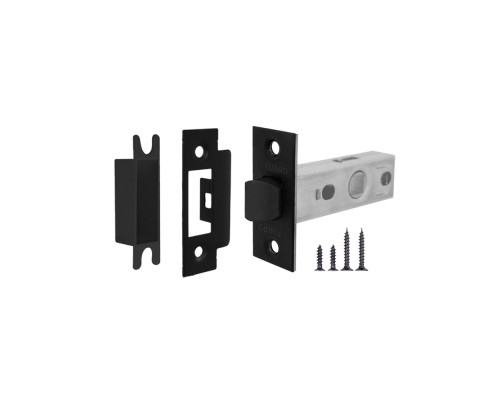 Защелка Fuaro (Фуаро) врезная PLASTP12-45-25 (P12-45) BL черный