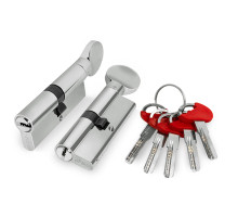 Цилиндровый Fuaro (Фуаро) механизм (D-PRO502/80) D-PRO5002Knob80(40+10+30) CP хром 5Key 