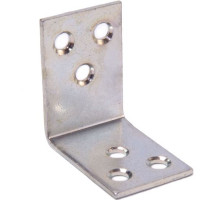 Уголок skobis (СКОБИС) мебельный 40x02 (40х40х30х2) цинк белый 