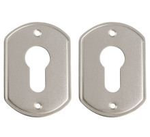 Накладки Guardian (Гардиан) под цилиндр &quot &quot никель ГН 30 /пара/, плоская /123:475/ 