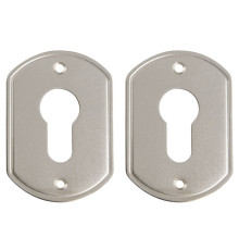 Накладки Guardian (Гардиан) под цилиндр &quot &quot никель ГН 30 /пара/, плоская /123:475/ 