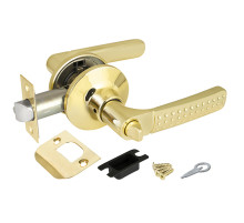 Ручка Punto (Пунто) защелка DK626 PB-BK (6026 PB-B) (фик.) золото 