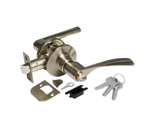 Ручка Ajax (Аякс) защелка DK610 AB-ET (6010 AB-E) (кл./фик.) бронза