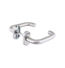 Ручка Fuaro (Фуаро) раздельная R.DSS304-0203P/19 (квадрат 8х110 мм) INOX 304 (овальное основание) 