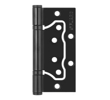 Петля Fuaro (Фуаро) универсальная без врезки IN4500W BL (500-2BB 100x2,5) черный матовый 