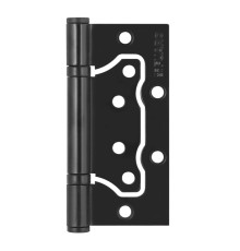 Петля Fuaro (Фуаро) универсальная без врезки IN4500W BL (500-2BB 100x2,5) черный матовый 