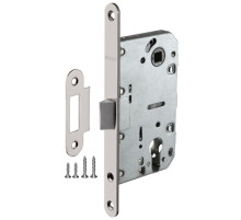Корпус Fuaro (Фуаро) врезного замка c защёлкой PLASTP85C-50 (P85C-50) SN матовый никель 