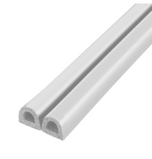 Уплотнитель Fuaro (Фуаро) самоклеящийся ADH/D-9x7,5mm, WHITE белый 100m 