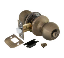 Ручка Punto (Пунто) защелка DK672 AB-BK (6072 AB-B) (фик.) бронза 