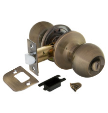 Ручка Punto (Пунто) защелка DK672 AB-BK (6072 AB-B) (фик.) бронза 