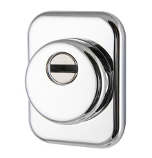 Броненакладка Armadillo (Армадилло) на ЦМ квадрат (от вырывания, 25 мм) ET/ATC-Protector 1-25(SQ) CP-8 Хром box 