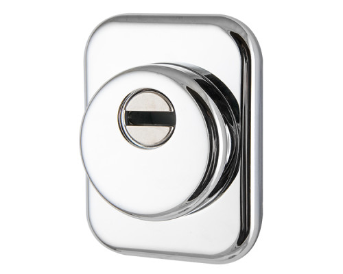 Броненакладка Armadillo (Армадилло) на ЦМ квадрат (от вырывания, 25 мм) ET/ATC-Protector 1-25(SQ) CP-8 Хром box