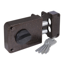 Замок Zenit (Зенит) накладной ЗН 1-3 медь 