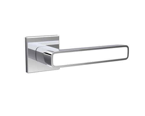 Ручка Punto (Пунто) раздельная K.ARC.Q52.MARS CP/WH-19 хром/белый