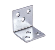 Уголок skobis (СКОБИС) мебельный 30x30 (30х30х30х2) цинк белый 