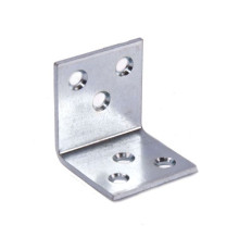 Уголок skobis (СКОБИС) мебельный 30x30 (30х30х30х2) цинк белый 