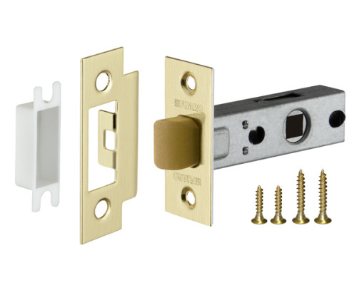 Защелка Fuaro (Фуаро) врезная PLASTP12-45-25 SG матовое золото