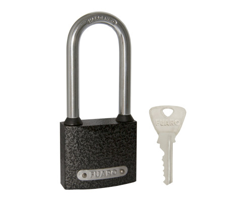 Замок Fuaro (Фуаро) навесной PL-UNI-0150-L (PL-01-50-L) 3key англ. /блистер