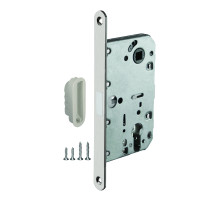 Корпус Ajax (Аякс) врезного замка с защелкой MAGNLN85-50 SN мат.никель 