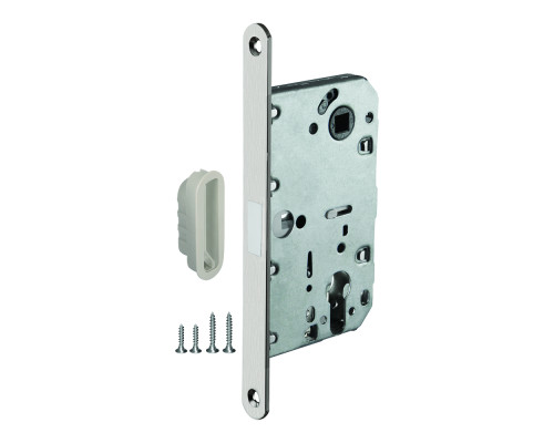 Корпус Ajax (Аякс) врезного замка с защелкой MAGNLN85-50 SN мат.никель