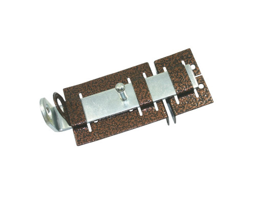 Задвижка дверная ЗД-04 пол.медь