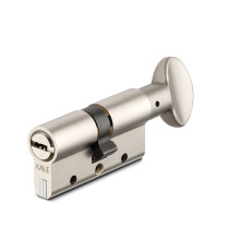 Цилиндровый механизм Kale kilit (Кале килит) с вертушкой 164 DBM-E/70 (30+10+30) mm никель 5 кл. 