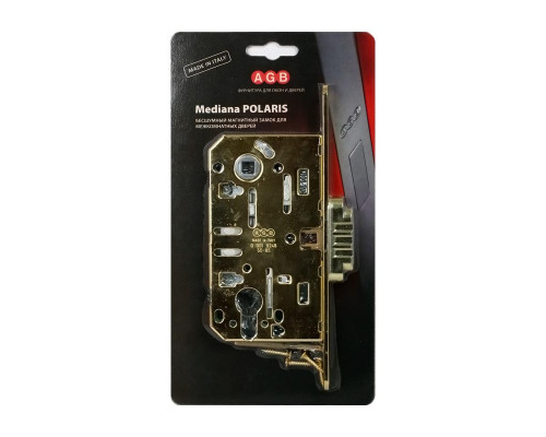 Корпус AGB (АГБ) замка магнит. под цил. MEDIANA POLARIS B06103.50.03.567 с отв. планкой B02402.05 (лат)