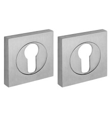 Накладка Fuaro (Фуаро) под цилиндр ET.K.KM52 (ET KM) SSC-16 сатинированный хром 