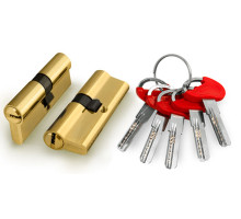 Цилиндровый Fuaro (Фуаро) механизм (D-PRO500/80) D-PRO5000Key80(30+10+40) PB латунь 5Key 