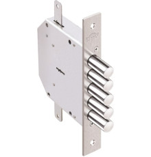 Замок Elbor (Эльбор) врезной сувальдный Гранит 1.06.02 с тягами, 5 кл. (длинный ключ) /00449/ 