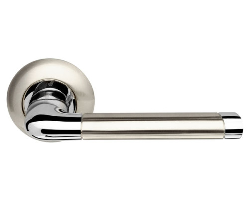 Ручка Armadillo (Армадилло) раздельная R.LD54.Stella (Stella LD28) SN/CP-3 матовый никель/хром TECH (кв. 8х140)