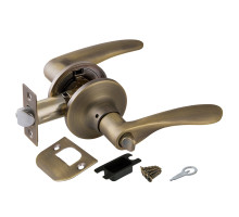 Ручка Punto (Пунто) защелка DK620 MAB-BK (6020 MAB-B) (фик.) мат. бронза 