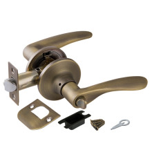 Ручка Punto (Пунто) защелка DK620 MAB-BK (6020 MAB-B) (фик.) мат. бронза 