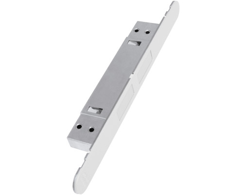 Магнитная AGB (АГБ) защелка регулируемая Touch B01120.30.FM (белый) с лицевой планкой B01120.31.FM