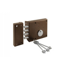 Замок Zenit (Зенит) накладной ЗН4-2 (медь) 