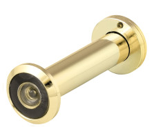 Глазок Fuaro (Фуаро) дверной, оптика пластик DV 4/130-70/Z (VIEWER 4 DVZ) GP золото 