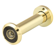 Глазок Fuaro (Фуаро) дверной, оптика пластик DV 4/130-70/Z (VIEWER 4 DVZ) GP золото 