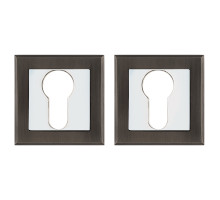 Накладка Punto (Пунто) под цилиндр ET.K.QL52 (ET QL) GR/CP-23 графит/хром 