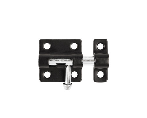 Шпингалет Ajax (Аякс) мебельный металлический SPD40х30 BL черный