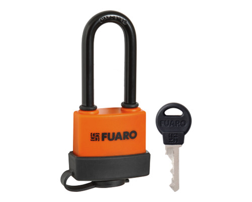Замок Fuaro (Фуаро) навесной PL-WEATHER-3640 LS 3key (PL-3640 LS) удл. дужка, англ./блистер