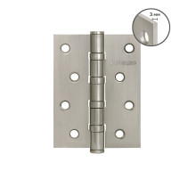 Петля Fuaro (Фуаро) универсальная HEAVY IN4400U SN (матовый никель) 100х75х3 мм 